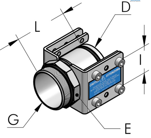 Teseo HBS50 Ansl utv g1 1/2''BSP