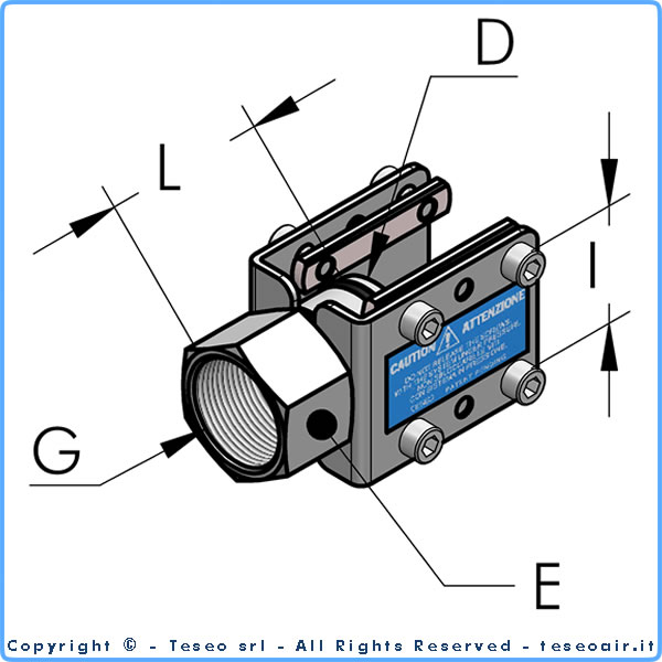 Teseo HBS63 Anls inv g 1 1/2"BSP