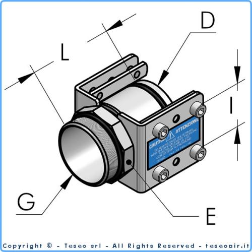 Teseo HBS80 Ansl utv 2 1/2"BSP