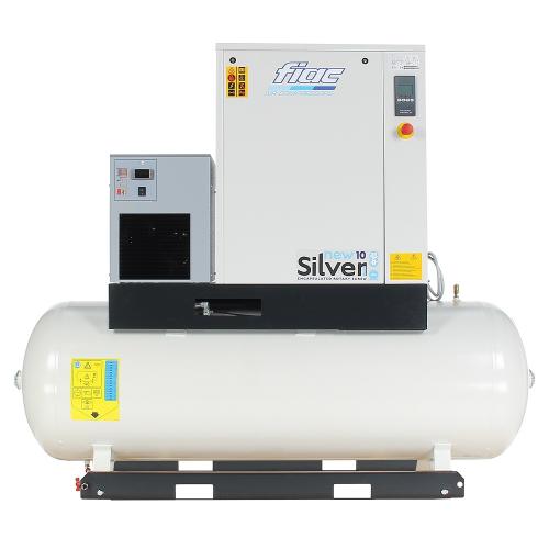 Fiac New Silver 10/13/270 Skruvkompressor med kyltork