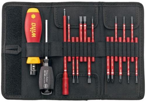 Wiha SlimVario VDE 1000V skruvmejselsats (18 delar)