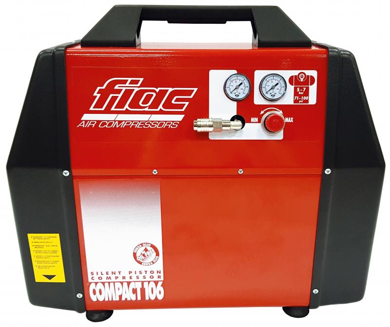 Fiac compact 106 6l oljefri kompressor tystgÃ¥ende (1-fas)