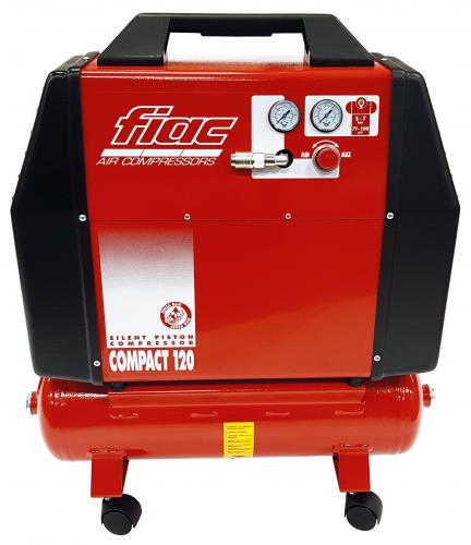 Fiac compact 106 24l oljefri kompressor tystgående (1-fas)