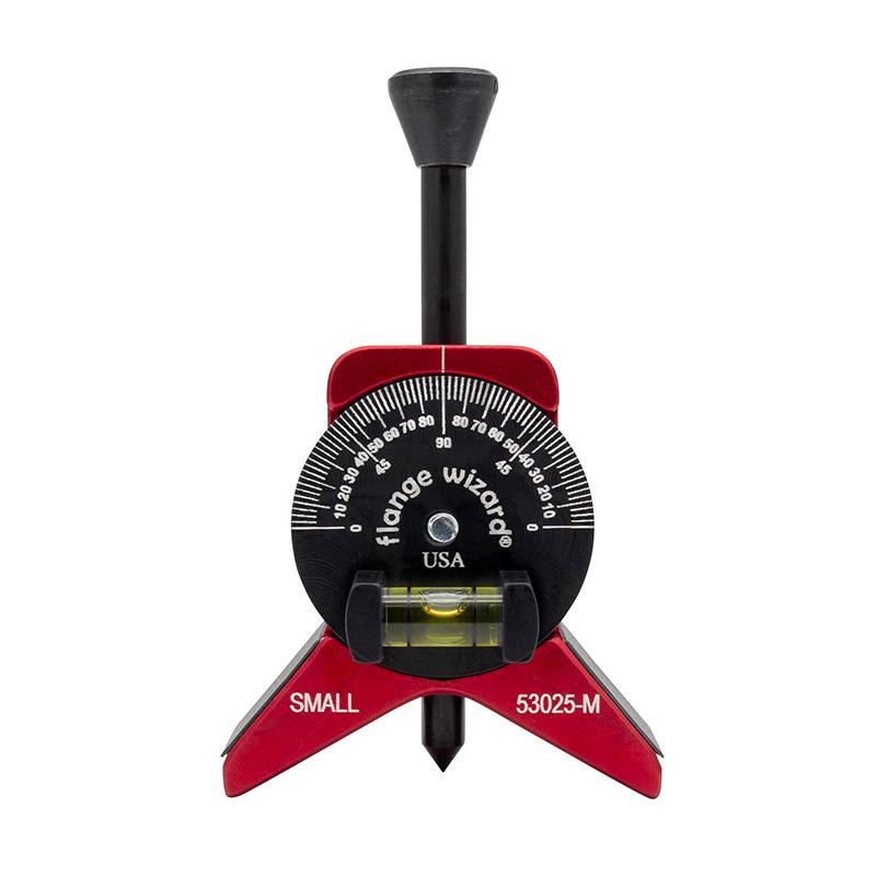 Flange Wizard Centerhuvud for 1"+ rör med magnet och libelle
