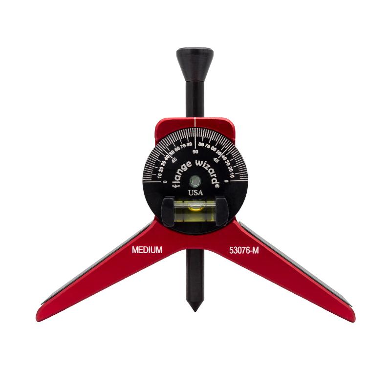 Flange Wizard Centerhuvud för 6"+ rör med magnet och libelle