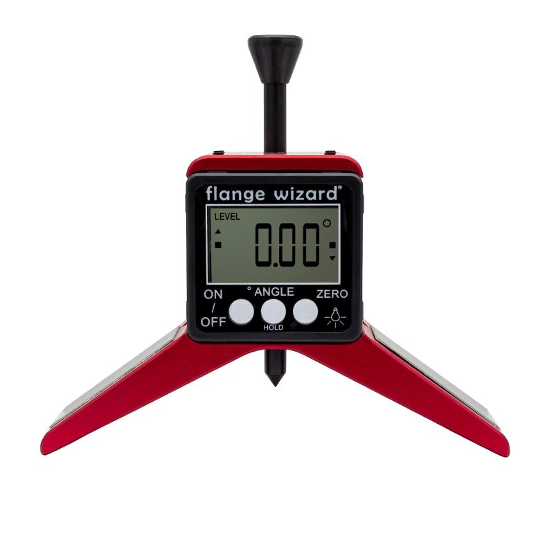 Flange Wizard Digital Centerhuvud 4x90° för 3"+ rör med magnet