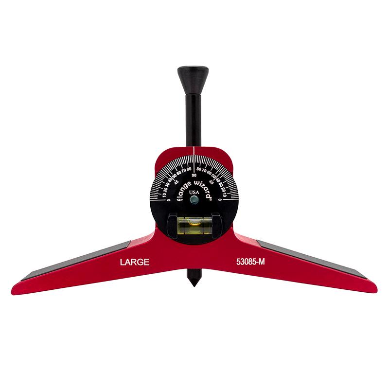 Flange Wizard Centerhuvud för 12"+ rör med magnet och libelle