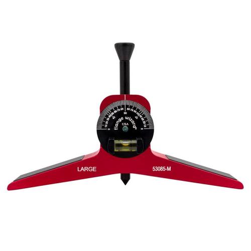 Flange Wizard Centerhuvud för 12"+ rör med magnet och libelle