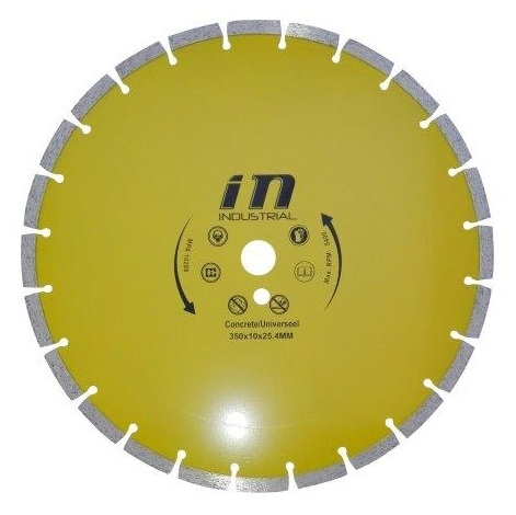 Industrial diamantkapklinga 350x25,4mm betong