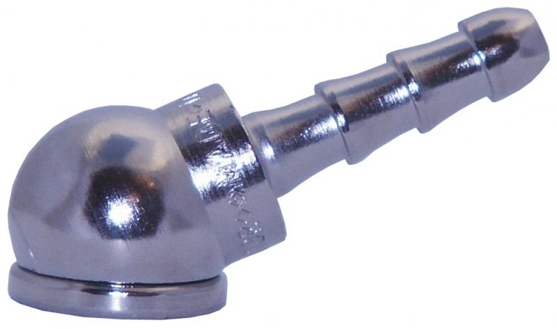 JWL pumpnippel bilventil, stängande, med slangsockel 8mm