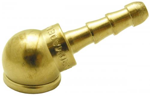 Pumpnippel bilventil, friblåsande, med slangsockel 8mm