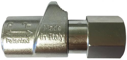 Gentilin Quik-lok "quick-lock" pumpnippel med inv. g 1/4"