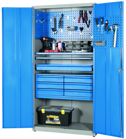 Verkstadsskåp STRONG, komplett