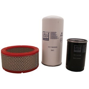 Filtersats med luftfilter, oljefilter & separatorfilter (CSRD 15 & 20, TKiD 15)