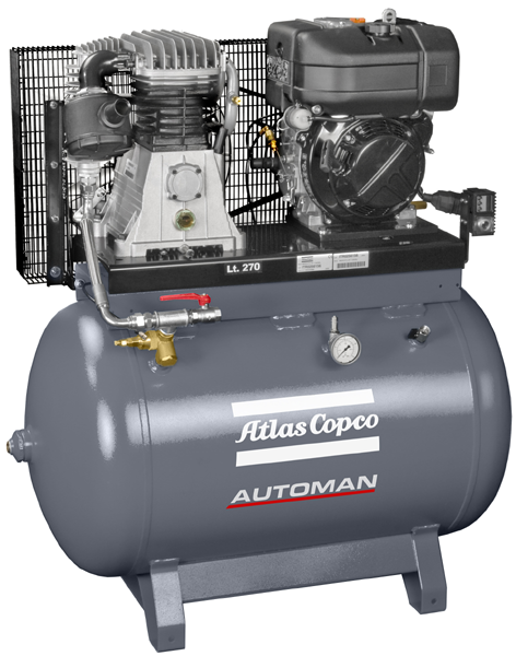 Atlas Copco Automan bensinkompressor 7,1hk