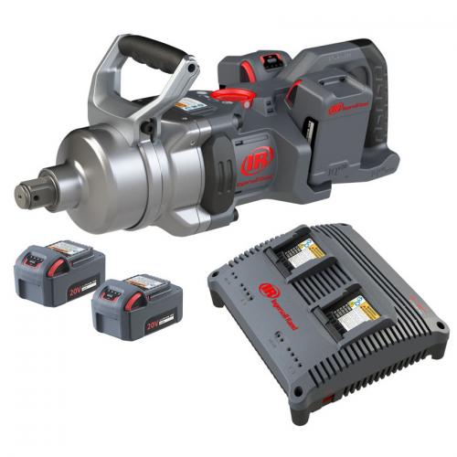 Ingersoll Rand W9491 1" batteridriven mutterdragare kit (4x5,0Ah)
