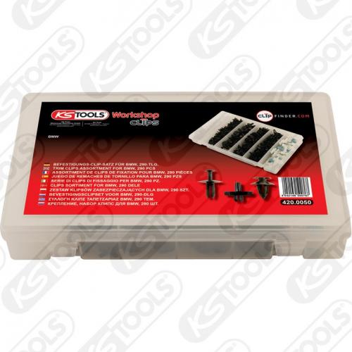 Snabblås, klämmor, nitar för bmw 290st