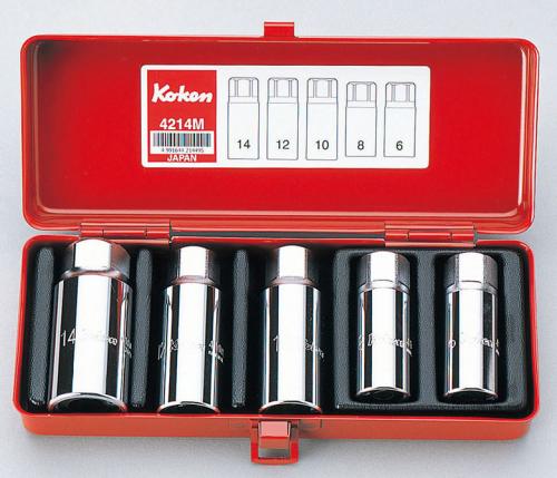 Koken 4214M Pinnbultsutdragare sats 6-14mm (5st)