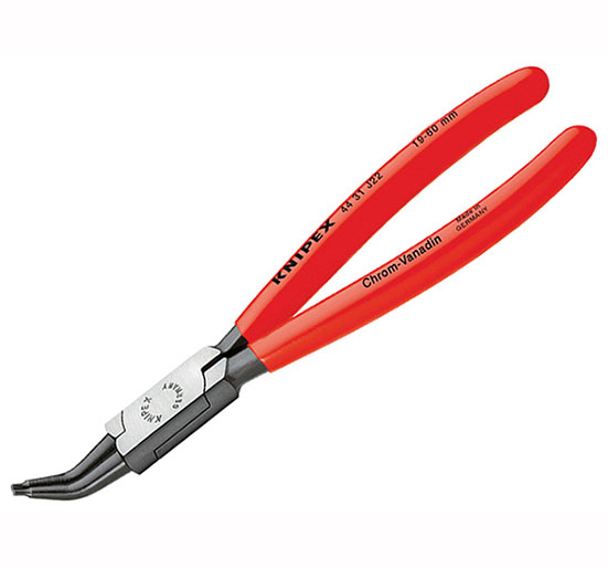 Knipex 44 31 J-Serien - 45º Vinklad låsringstång