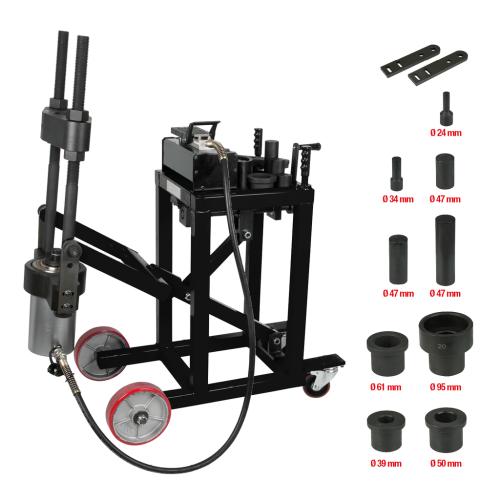 KS-Tools 460.3620 Spindeltappspress 75T, inkl. trycksats, 29-delar