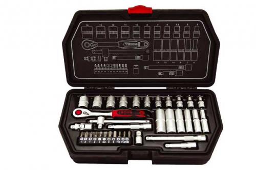 Tecos T-4035M 1/4" hylsnyckelsats 35delar