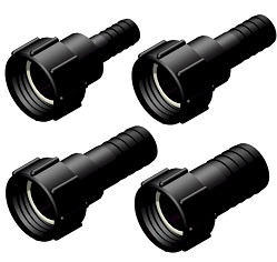 60 x 6 hona svivel - Slanganslutning