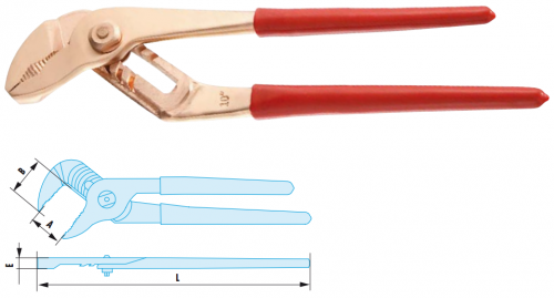 Facom gnistfri polygrip