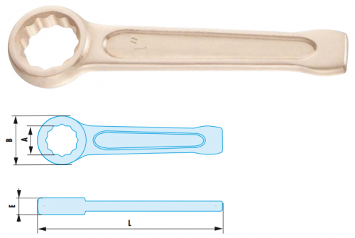 FACOM GNISTFRIA SLAGRINGNYCKLAR 11/16 - 4 1/8