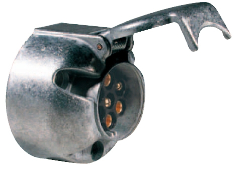 Kontaktdosa 12V 7-polig aluminium