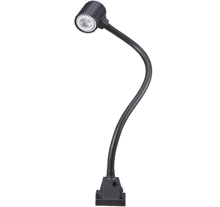 WRKPRO "Alpha" LED-maskinbelysning gåshals 5W IP30 (AC100-230V)