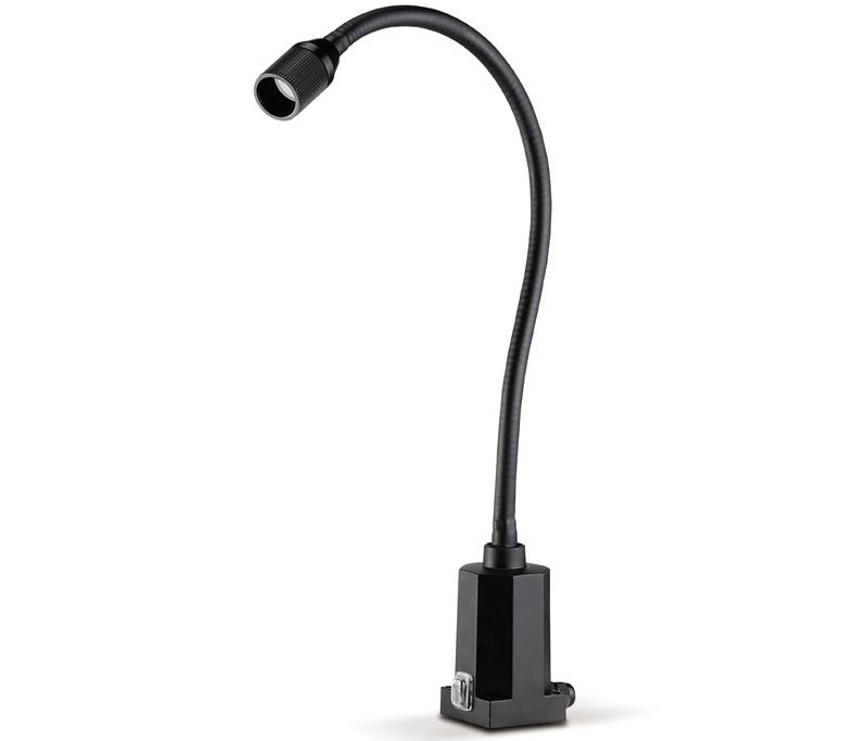 WRKPRO "Echo" LED-maskinbelysning gåshals 3W IP65 (AC100-230V)