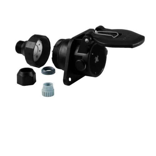 ABS 5-POL CHASSIDEL(HANE) 12V SKRUVANSL. ISO 7638-2 Ø:15.5mm