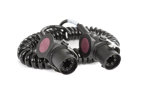 Spiralkabel, kabelspiral 7-polig EBS