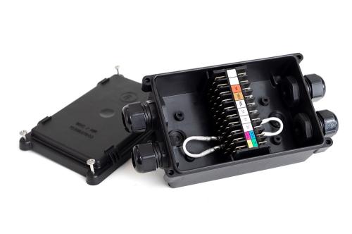 ADR KOPPLINGSBOX 12-POL 4 KABELINGÅNG ADR PG20