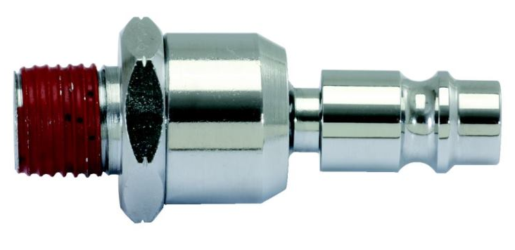 Luftnippel utv. 1/4" svivel 360°