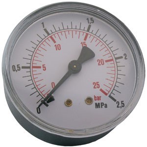 Manometer 63mm 25bar 1/4" UTV G.