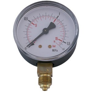 Manometer 63mm 16bar 1/4" UTV G.