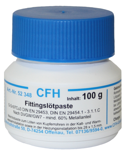 CFH Lödpasta FP348 för VVS-mjuklödning