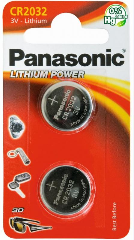 Panasonic Lithium Power CR2032 (2-pack)