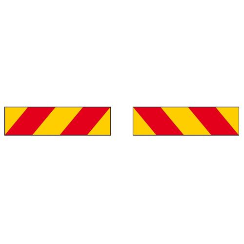 Reflexskyltsats till dragbil, självhäftande, 565x132x1mm, ECE 70-1 (2st)