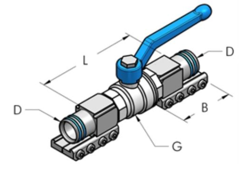 Teseo AP50 Kulventil komplett