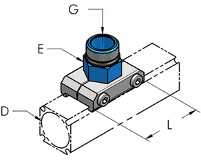 Teseo AP32 Anslutn.platta utv g3/8"BSP