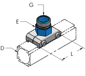 Teseo AP40 Anslutn.platta Utv g3/4"BSP