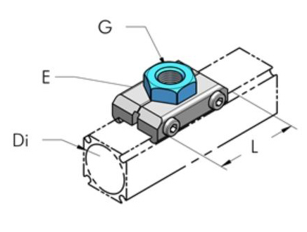Teseo AP50 Anslutn.platta inv g 3/4"BSP