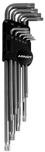 ARNDT Torxset 9 st långa vinkelnycklar