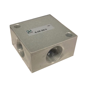 Distributör - 4 fack - G 3/8 "