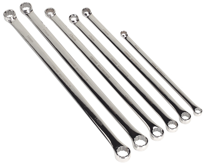 Sealey dubbla ringnycklar-sats XL Extra långa