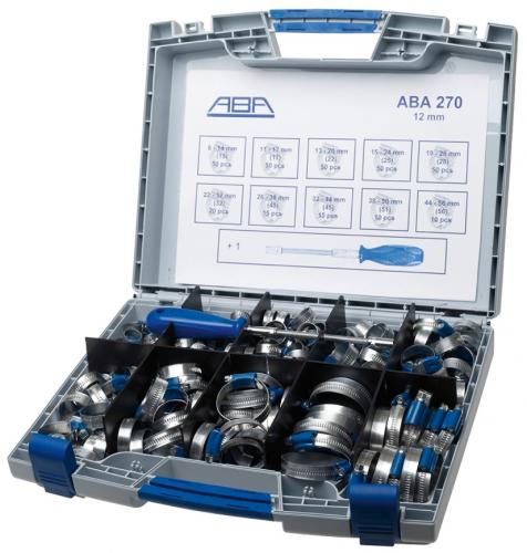 ABA Sortimentväska slangklämmor 270st