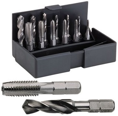 Völkel 67020 (Hextap/bitsfäste) gängtappsats M3-M10