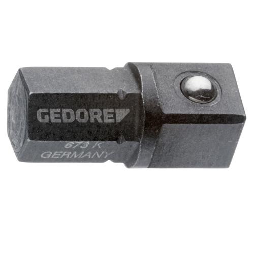 Gedore 673 K Hylsadapter 1/4x1/4"